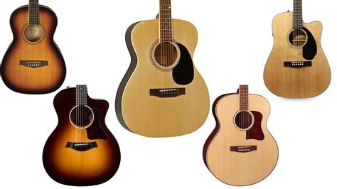 Acoustic Guitar Body Shapes Guide All Things Gear