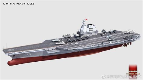 Novas fotos de satélite do porta-aviões Type 003 da China ...