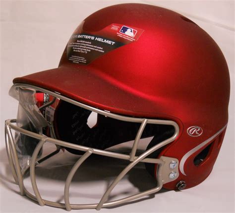 Rawlings Sports Isotope Batting Helmet Wface Guard Matte Ebay