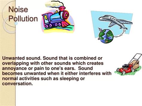 Noise Pollution Powerpoint Howplm