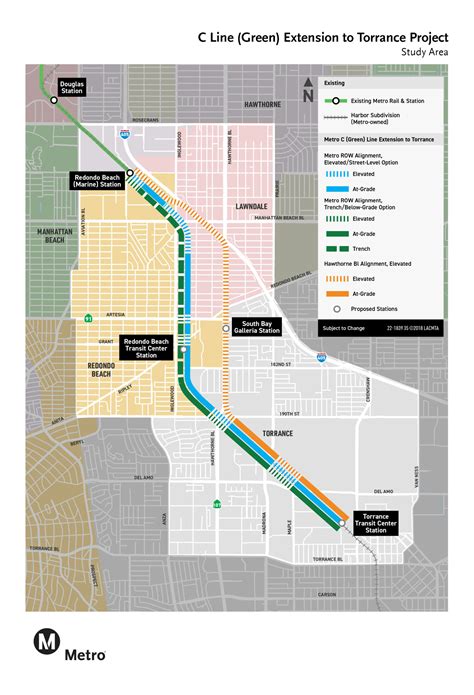 C Line Green Extension To Torrance La Metro