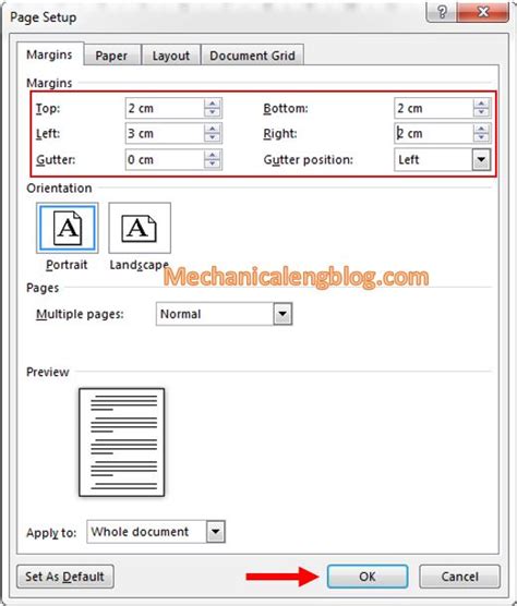How To Set Paper Size And Margins In Word Blogger Knowledge Mobile