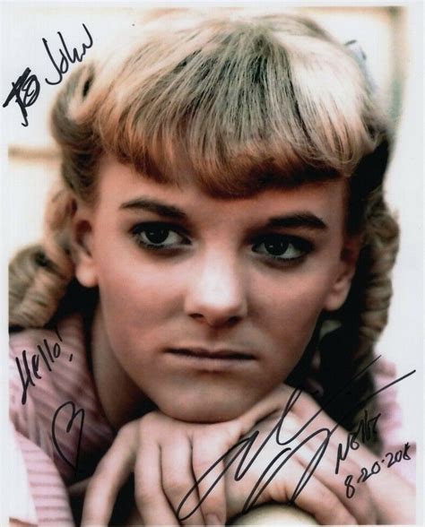 Alison Arngrim Signed Little House On The Prairie Nellie Photograph To John Collectible
