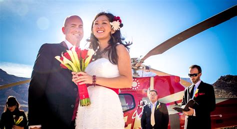 Las Vegas Helicopter Weddings With Grand Canyon Landing Papillon