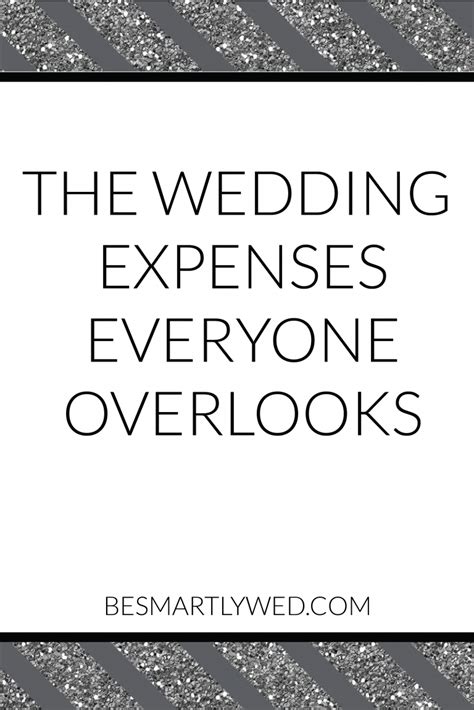 Dont Make A Major Wedding Budget Blunder We Have A Big List Of