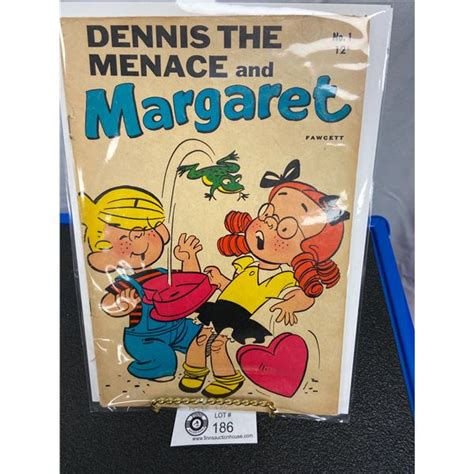 No 1 Dennis The Menace And Margaret Comic On Board In Bag