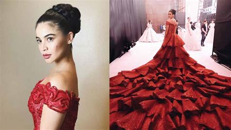 Anne Curtis Stuns In Red Gown At Bridal Show Expat Media