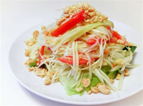 Recipe Thai Papaya Salad Som Tum Inspiration From Thai Street