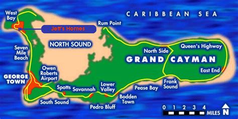 Zeruler Jr 7 Mile Beach Grand Cayman Map