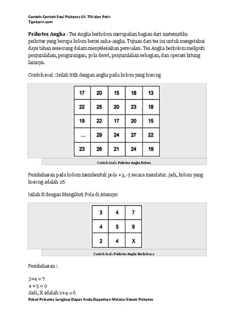 Cari kerja susah dengan adanya psikotest ini padahal kemampuan seseorang bukan. 25+ Contoh Soal Psikotes Aritmatika Sosial - Kumpulan ...