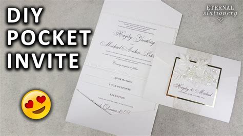 Maybe you would like to learn more about one of these? Diy Pocket Invitations Template • Business Template Ideas