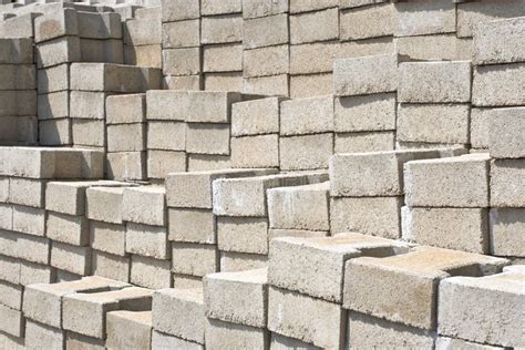Cement Block Stock Photo Image Of Material Solid Cement 14287690