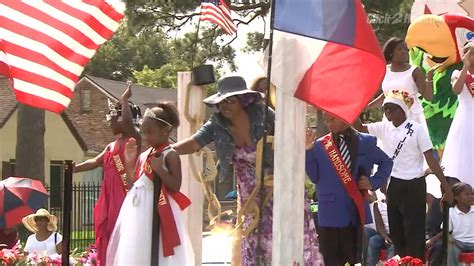 43rd Annual Juneteenth Parade Held In Houston