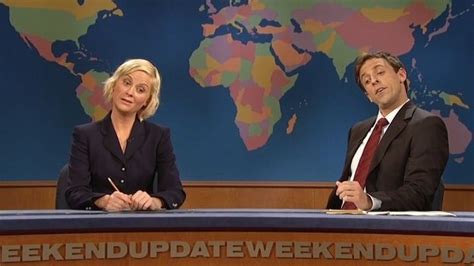 Seth Meyers And Amy Poehler 2006 2008 Weekend Update Snl Weekend Update Seth Meyers