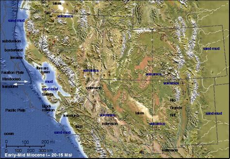 Mountain Ranges Of The Western Us