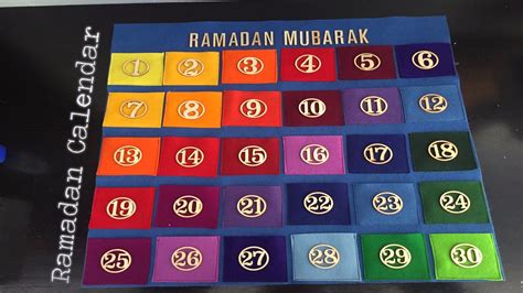 Ramadan Calendar Tutorial Ramadan Kids Ramadan Tutorial