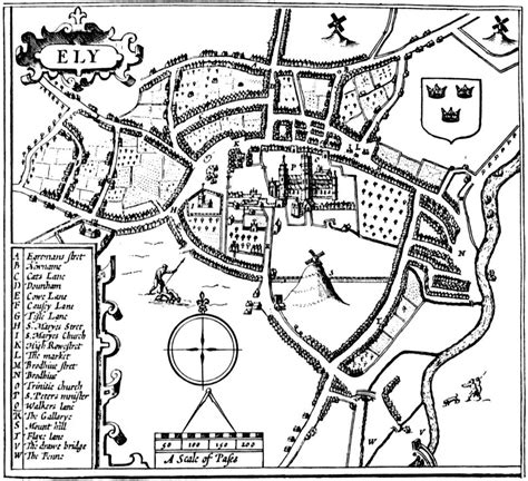 Speeds Plan Of Ely 1610 From Dorman 1986 Free Stock Illustrations