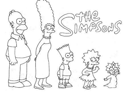 Familia Los Simpson Boyama Sayfası Boyama Online