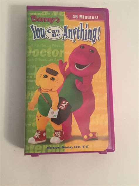 Barneys You Can Be Anything Vhs Tape 2002 Clamshell Ebay