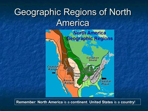 Geographic Regions Of North America