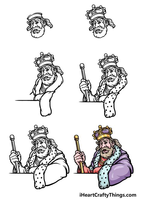 How To Draw A King A Step By Step Guide