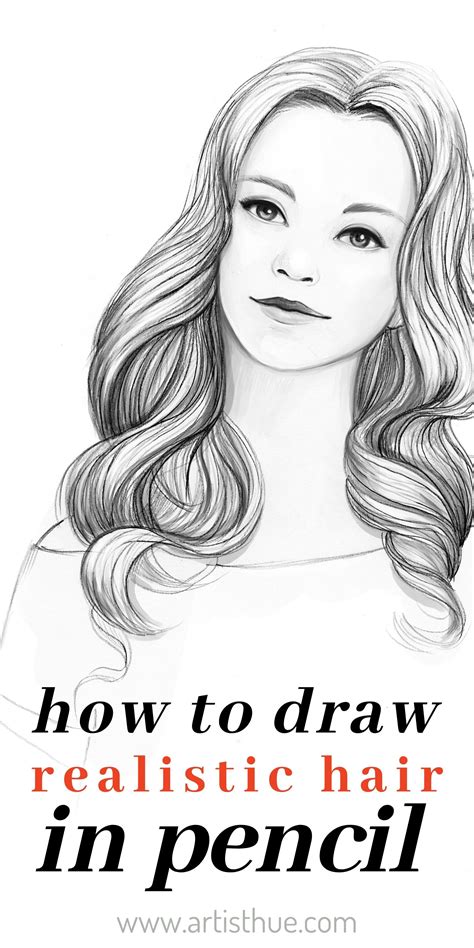 Realistic Hair Drawing Step By Step At Drawing Tutorials