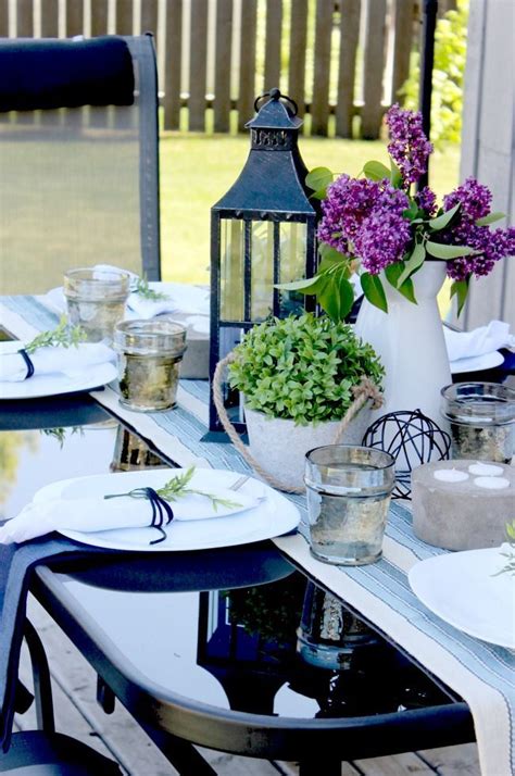 Perfect Summer Tablescape Outdoor Dining Set Decor Tablescapes