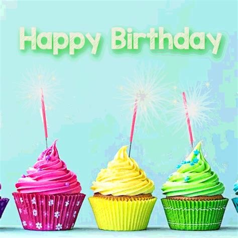 Sparkler Cupcakes For Birthday Free Happy Birthday Ecards 123 Greetings