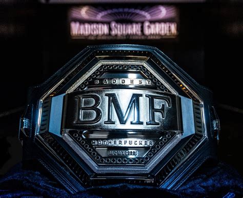 Dana White Unveils Bmf Belt For Diaz Masvidal Ufc 244 Winner Wonf4w