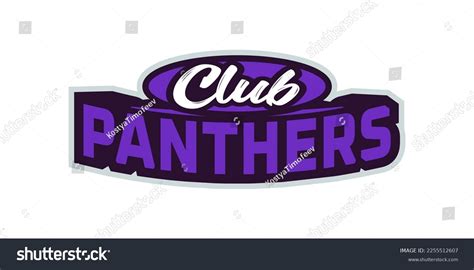 Purple Panther Football Logos