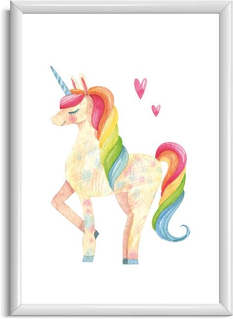Rainbow baby gifts | somewhere over the rainbow print. bol.com | Kinderkamer poster unicorn - Regenboog unicornposter - Eenhoorn poster
