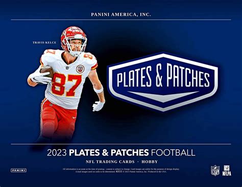 2023 Panini Plates & Patches Football NFL Cards