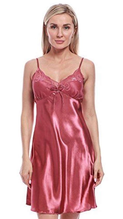 Pin On Beautiful Satin Slips Camisoles Chemises And Nightgowns