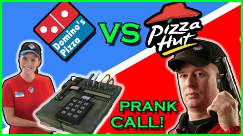 3 Way Prank Call Dominos Vs Pizza Hut Youtube
