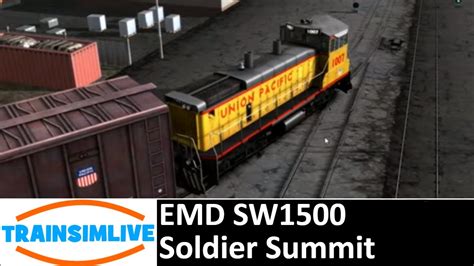 Train Simulator 2019 Up Steel Turn Sw1500 On Soldier Summit Salt