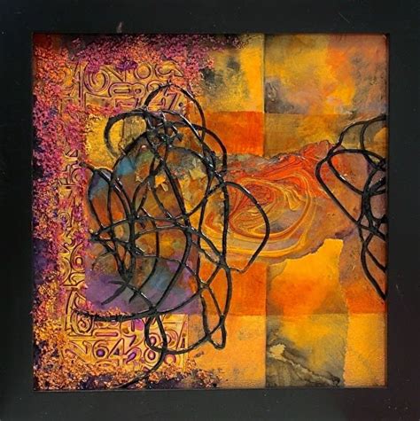 Carol Nelson Fine Art Blog Mixed Media Abstract Painting Inscrutable