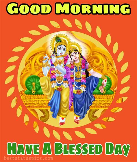 51 Radha Krishna Good Morning Images Quotes Wishes Best Status Pics