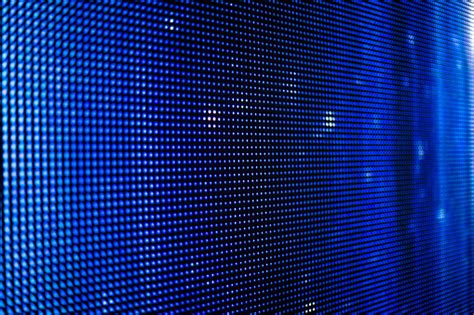 Blue Led Screen With White Dots Stock Photo Download Image Now Led