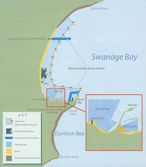 Swanage Town Council Swanage Beach Map