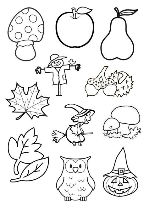 Coloriage Automne Maternelle A Imprimer Gratuit  Coloriage automne