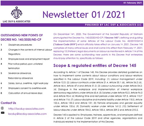 Newsletter 012021 Lac Duy Associates Law Firm