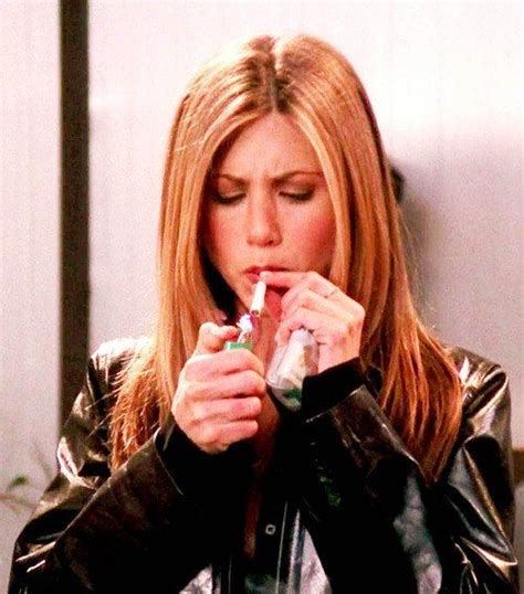The One Where Rachel Smokes Rachel Friends Jennifer Aniston We