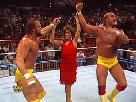 Randy Savage Hulk Hogan Survivor Series Wwf Awful Announcing