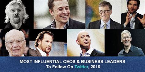 Most Influential Ceos And Business Leaders To Follow On Twitter 2016 Ceoworld Magazine