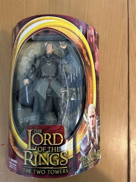 LORD OF THE Rings Two Towers Helms Deep Legolas Action Figure LotR