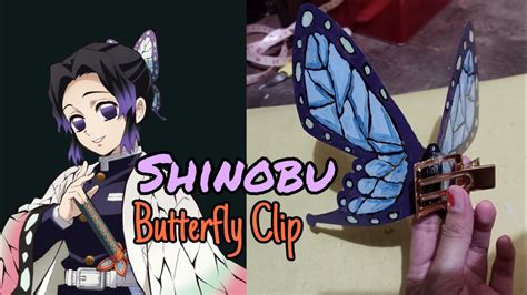 Shinobu Kochou Butterfly Clip Tutorial Kimetsu No Yaiba Demon Slayer