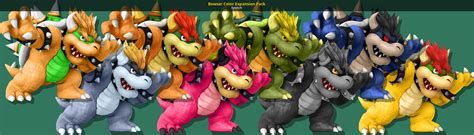 Bowser Color Expansion Pack [Super Smash Bros. (Wii U)] [Mods]
