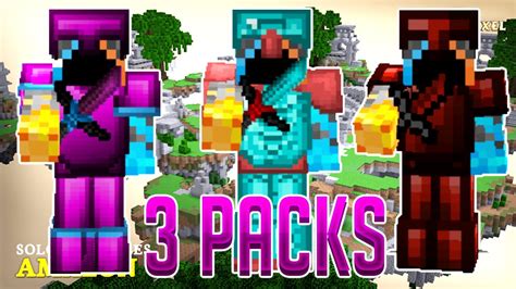 Bedwars With 3 Of My Texture Packs Releases Youtube