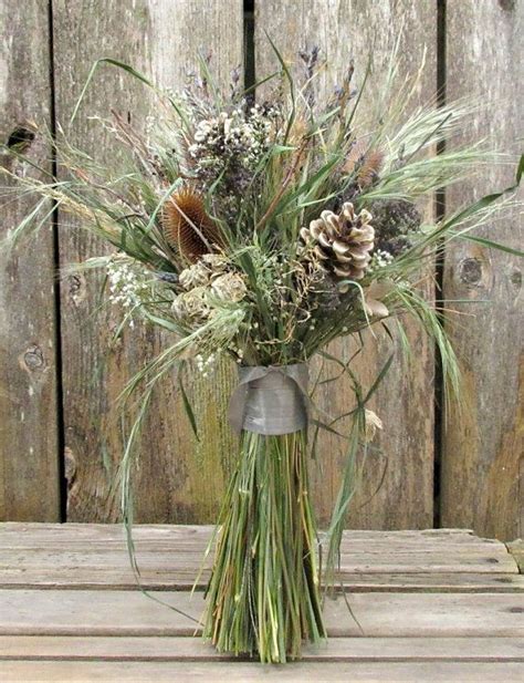 Many of our dried flowers are delicate and small and make beautiful fillers for bouquets or centerpiece or simply order one of our. Blue and Neutral Natural Dried Bouquet Wild by ...