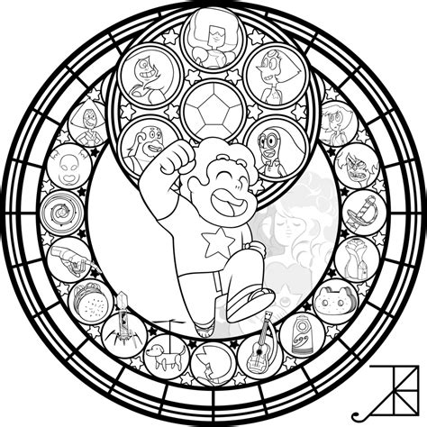 Drawing of steven universe coloring pages and other the cartoon characters for coloring and print. SG: Steven Universe -lineart- w/ Rose by Akili-Amethyst on ...